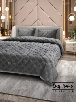 Покрывало на кровать 220x240 стеганое City Home Collection 149165234 купить за 3 193 ₽ в интернет-магазине Wildberries