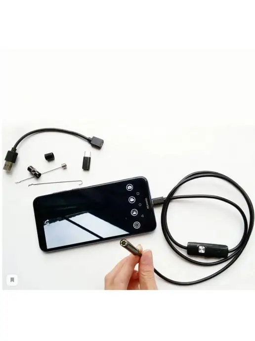 GP General Painter Гибкая камера с подсветкой USB для Android и PC, провод 2м, 2 м