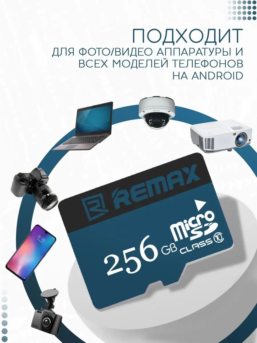 Карта памяти Micro SD микро флешка сд 128 гб 256 gb SDHC 149183041 купить в  интернет-магазине Wildberries