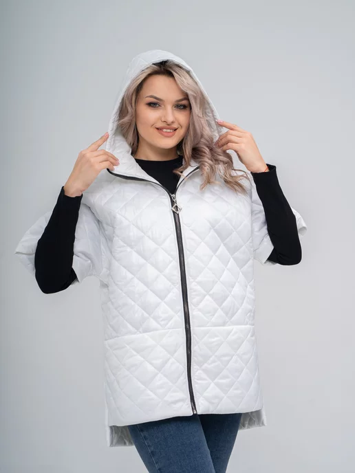 Clozer Жилетка стеганая, белый