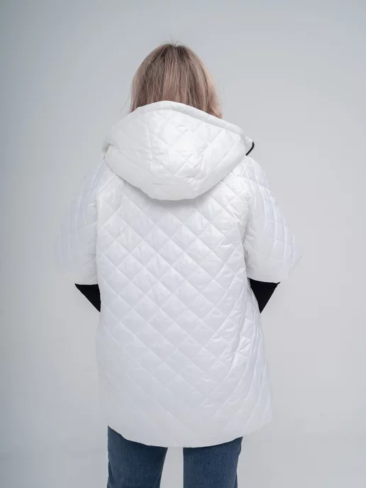 Clozer Жилетка стеганая, белый, фото 7