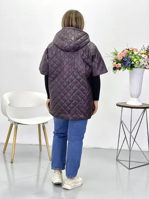 Clozer Жилетка стеганая, красный, фото 5