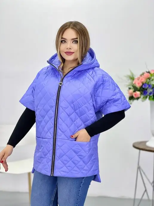 Clozer Жилетка стеганая, фиолетовый