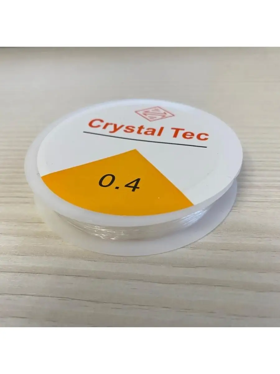 Леска-резинка тянущаяся для бисера Crystal Tec 0.4 — фото 2