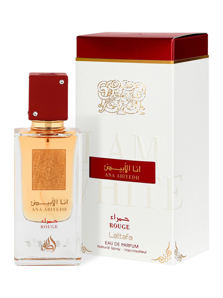 Ana abiyedh rouge. Арабские духи Ana Abiyedh. Lattafa Perfumes Ana Abiyedh rouge. Anna Abiyedh Yara.