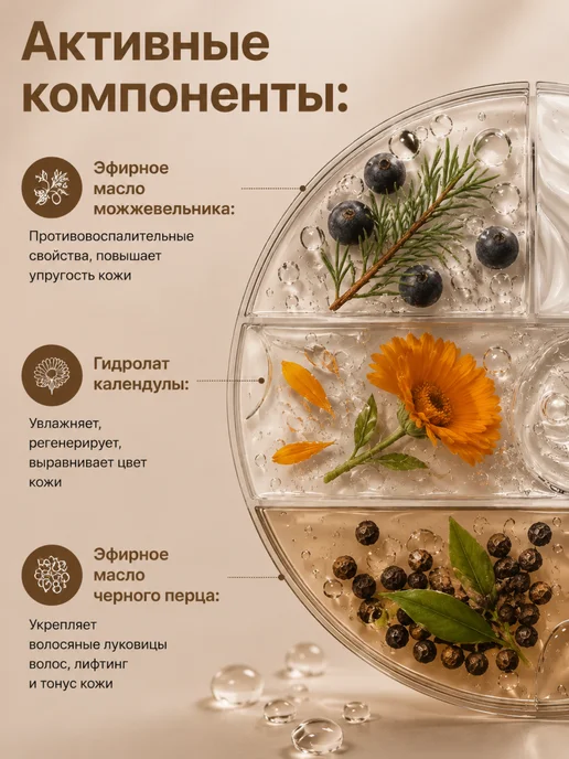 JERMiNAL -COSMETICS- Парфюмированный шампунь-гель мужской для волос, 1000 мл, 1000 мл, фото 4