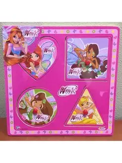 Рамка-вкладыш Winx club. деревянная игрушка С-Трейд 149253507 купить за 184 ₽ в интернет-магазине Wildberries