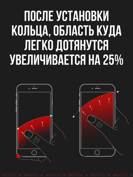 Кольцо держатель для смартфона и планшета на руку подставка, желтый, фото 8
