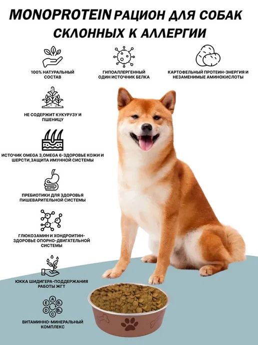 Сухой корм GRAND PRIX Monoprotein для собак, крупные, индейка, 12 кг, фото 5