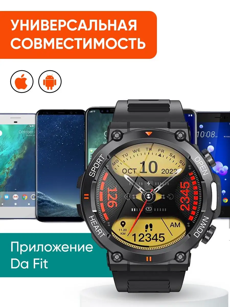 Cмарт часы круглые умные smart watch мужские WatchMe 149282948 купить за 2  932 ₽ в интернет-магазине Wildberries