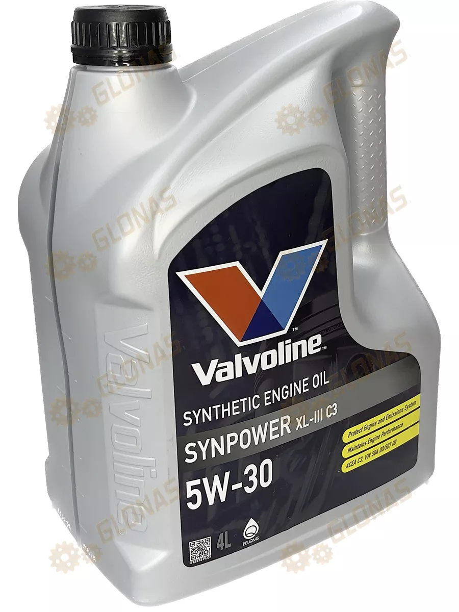 Моторное масло Валволайн SynPower XL-III 5w-30 4л VW 504 507 Valvoline  149293027 купить за 5 512 ₽ в интернет-магазине Wildberries