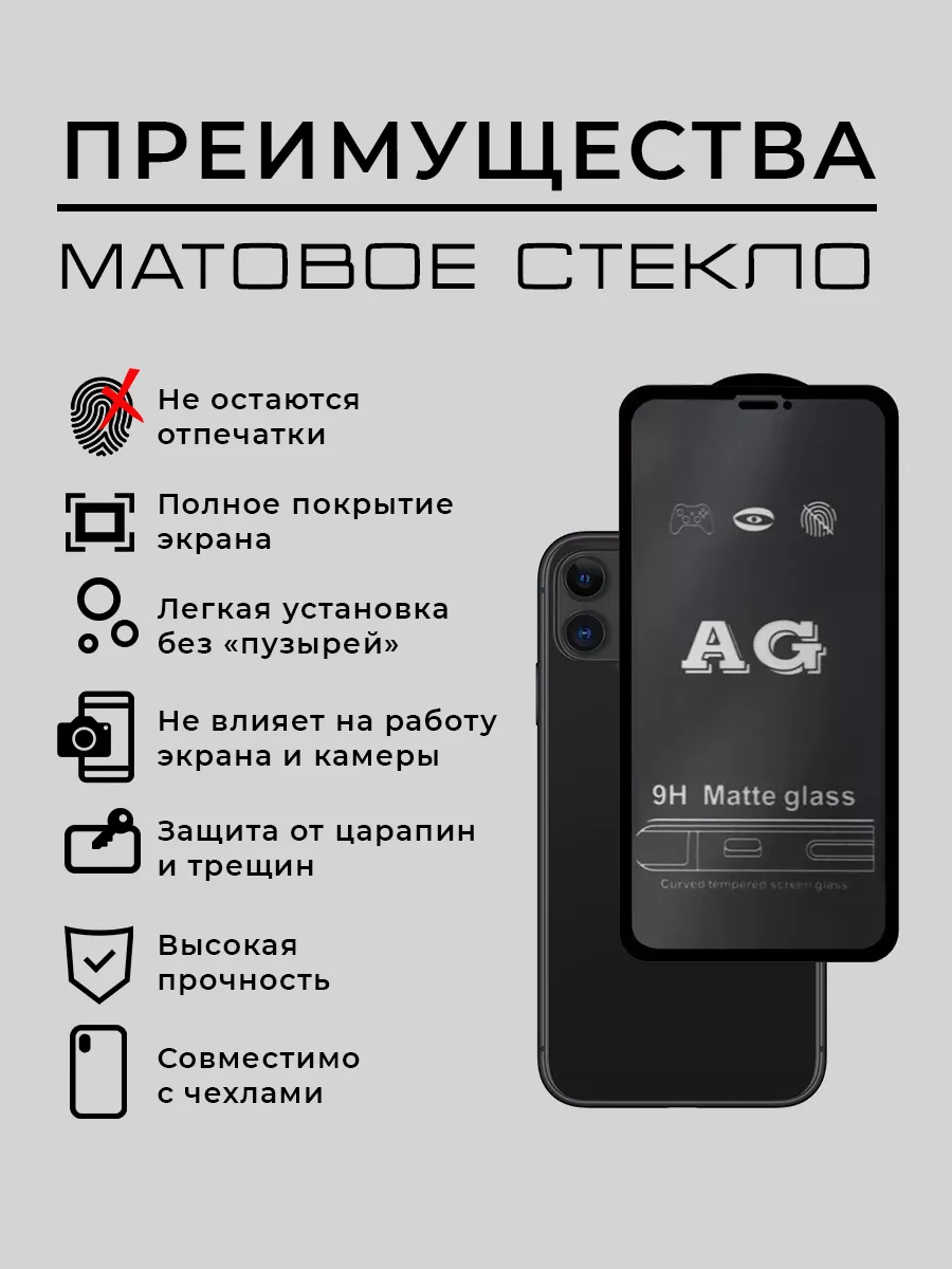 Защитное стекло на iPhone 13 Pro Max, 14 Plus матовое GlassMaier 149332066  купить за 130 ₽ в интернет-магазине Wildberries