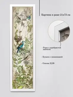 Картина на бумаге "Райские птички" Elenadecor 149338981 купить за 1 429 ₽ в интернет-магазине Wildberries