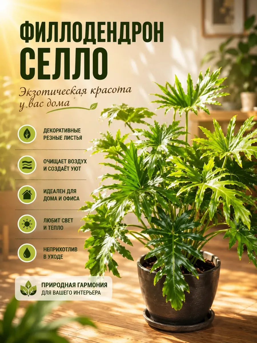 Филодендрон "Селло"