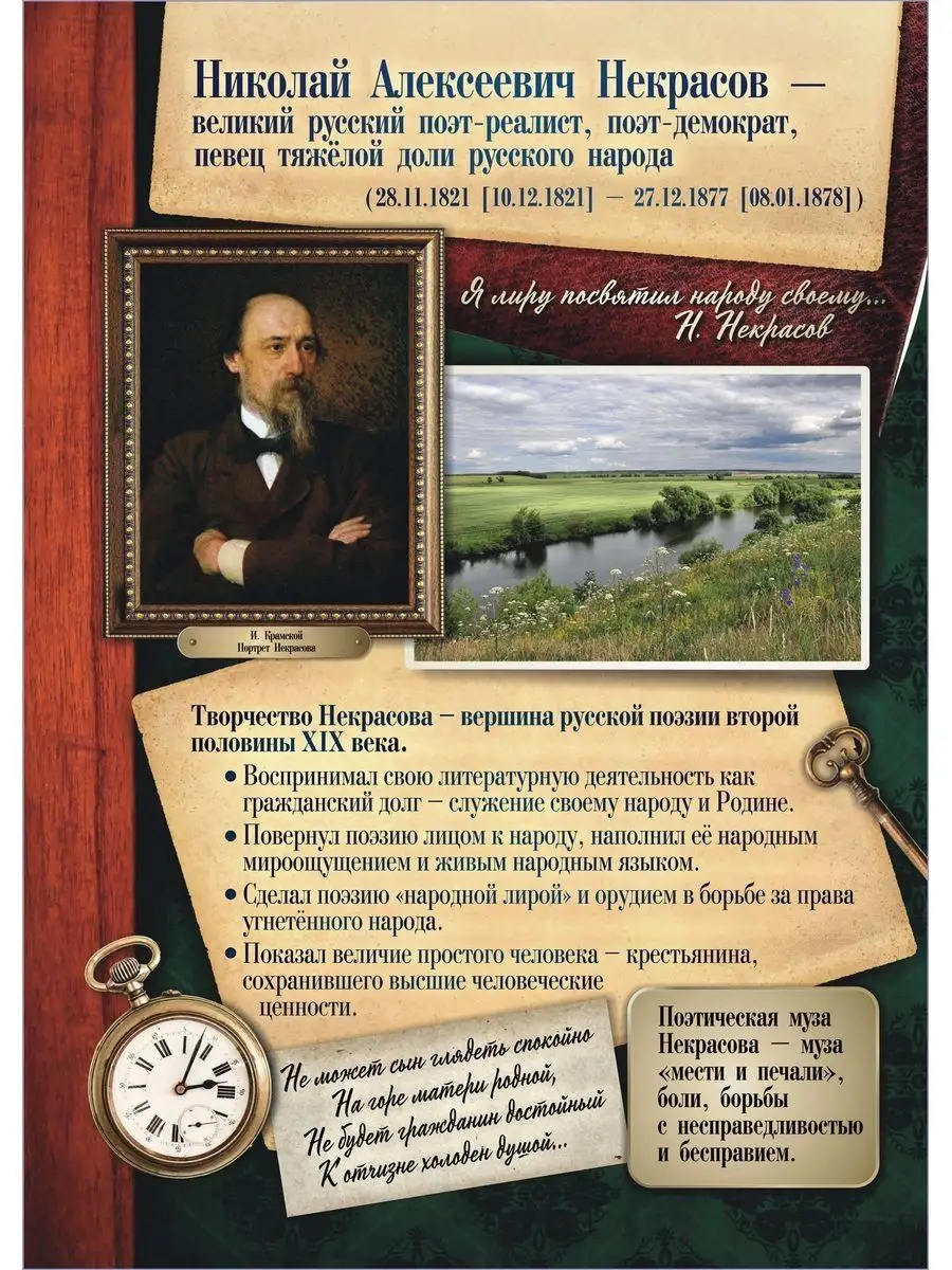 Плакаты. Творчество Н. А. Некрасова 12 плакатов Издательство Учитель  149372737 купить за 407 ₽ в интернет-магазине Wildberries