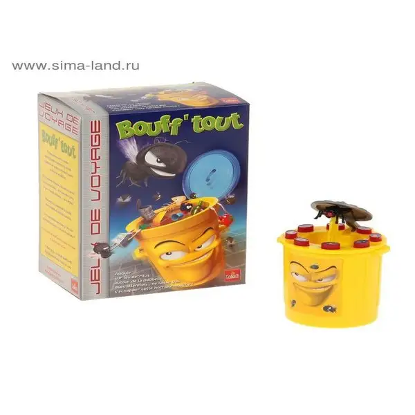 Настольная игра "Мусорные мухи", дорожная