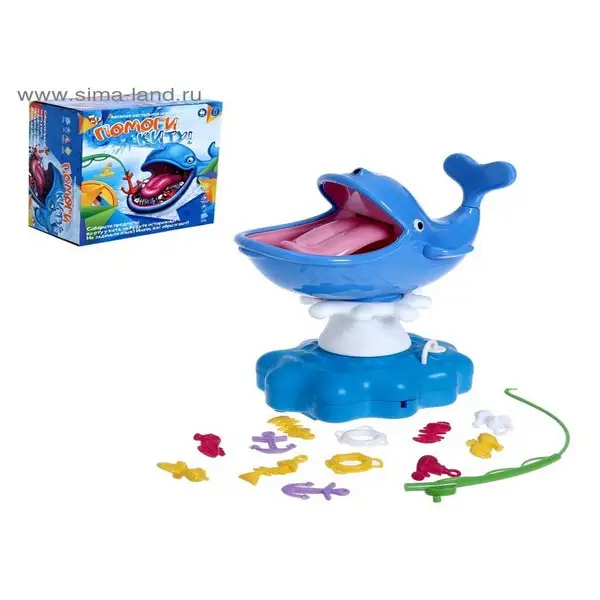Настольная игра "Не зли кита"