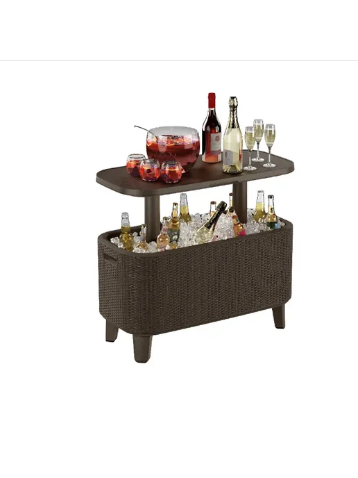 Keter Стол-холодильник Bevy Bar, коричневый, фото 4
