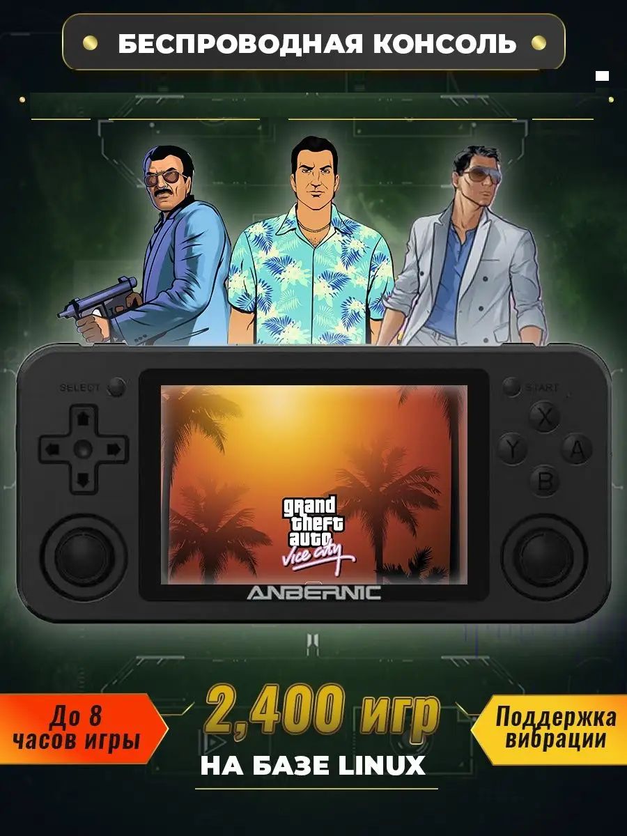 Игровая приставка RG351P (игры psp , Nintendo, game boy) A&M Store  149388733 купить за 6 800 ₽ в интернет-магазине Wildberries