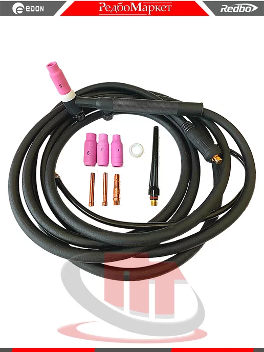Redbo Сварочная горелка LIFT-TIG T15-10 4 10-25 с вентилем, вариант, фото 2