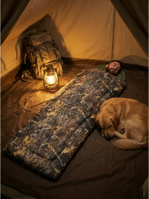 ALASKA Спальный мешок camping до -5 °C, зеленый, фото 6