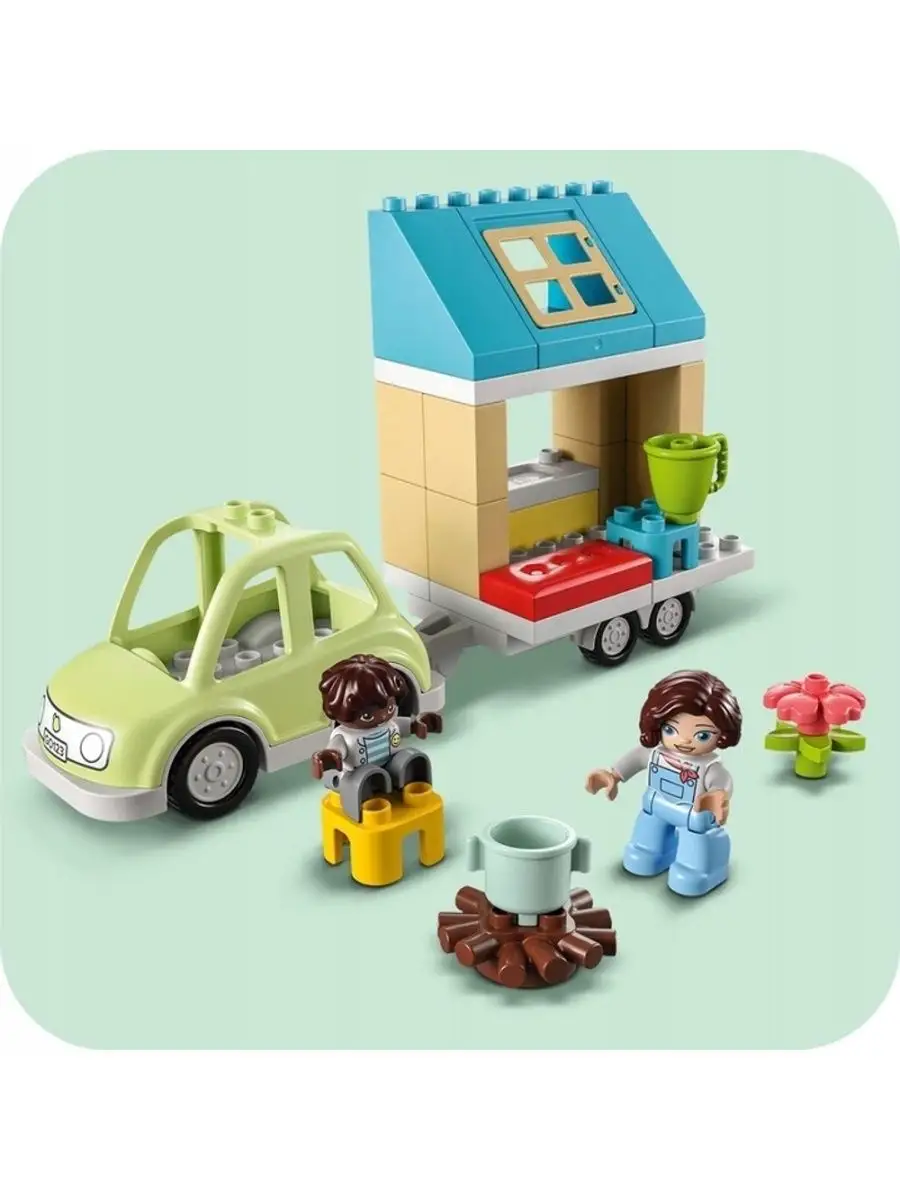 DUPLO 10986 Семейный дом на колесах LEGO 149408000 купить в  интернет-магазине Wildberries