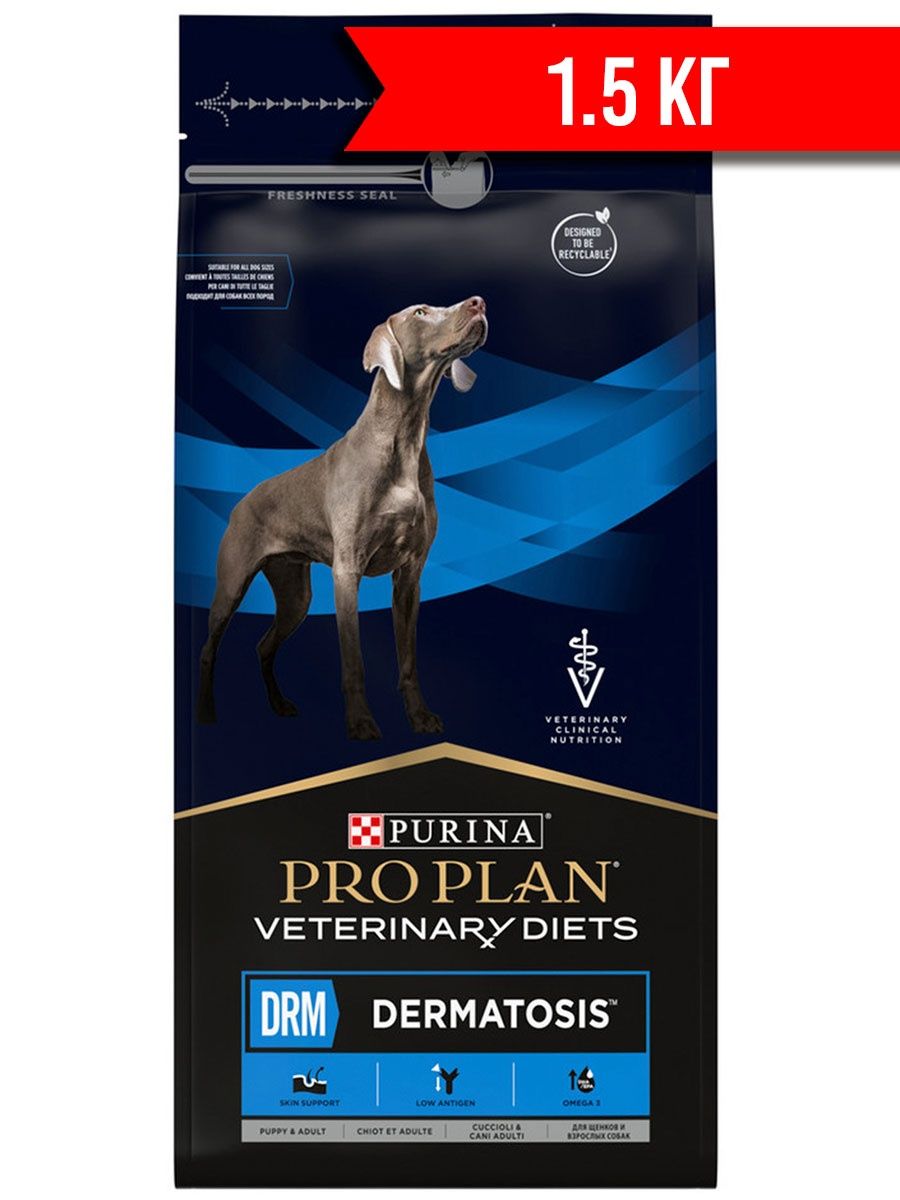 Pro Plan® Veterinary Diets DRM dermatosis. Pro Plan vet. Diets DRM. Проплан Дерматозис для собак 12 кг. Про план Дерматозис для собак.