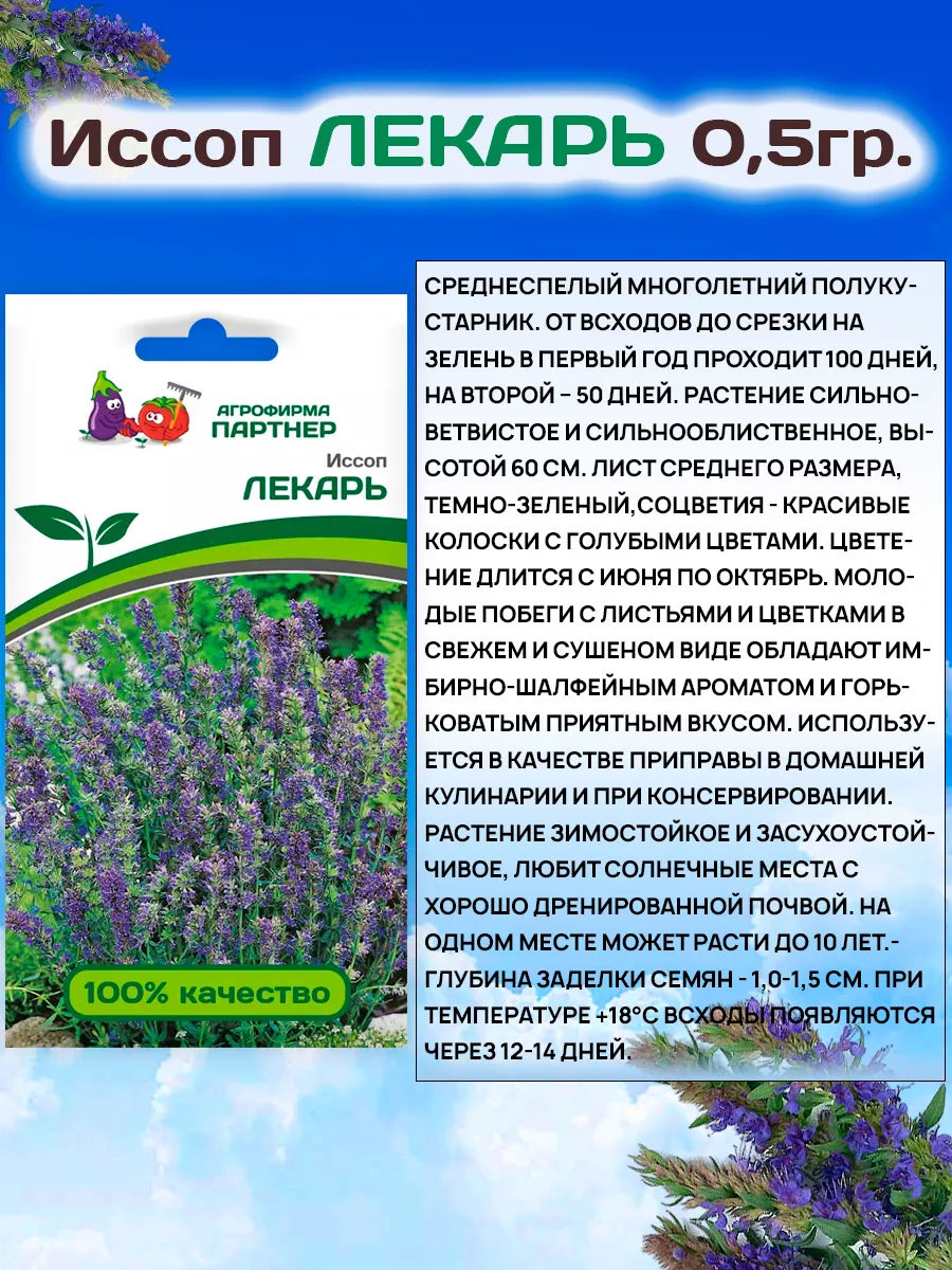 Семена пряных трав набор АГРОФИРМА ПАРТНЕР 149438937 купить за 418 ₽ в  интернет-магазине Wildberries