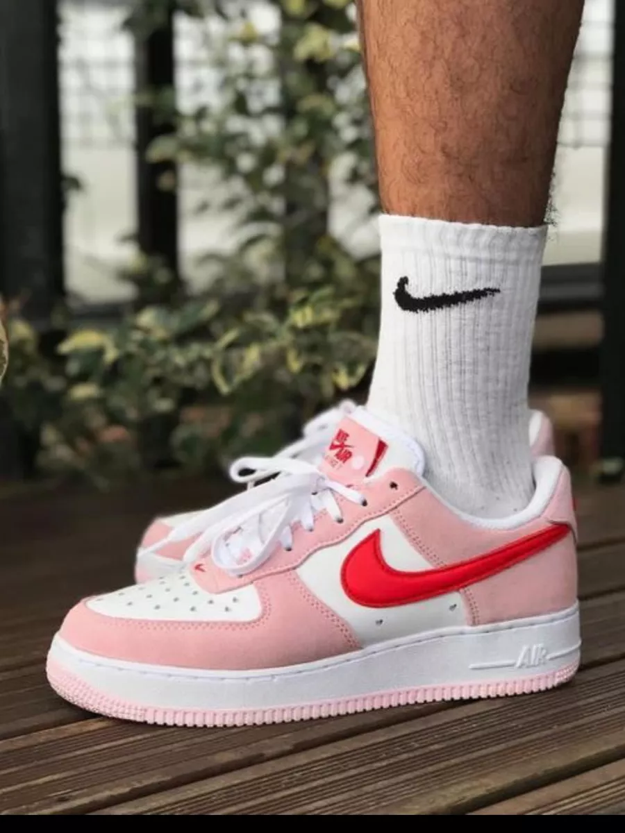 Air force 1 red heart hotsell