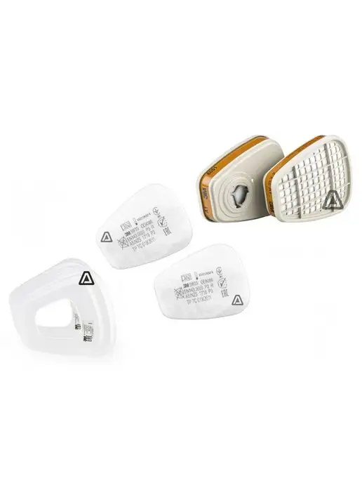3M Комплект фильтров для покраски 3М 6051 + 5935 + 501 Реплика, 3 м