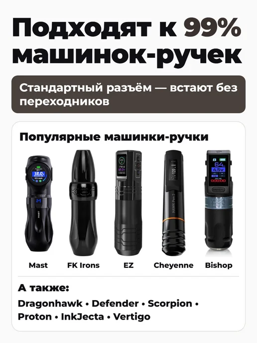 EZ Tattoo 5RL filter картриджи иглы для тату машинки 1205RL, 10 шт, фото 3