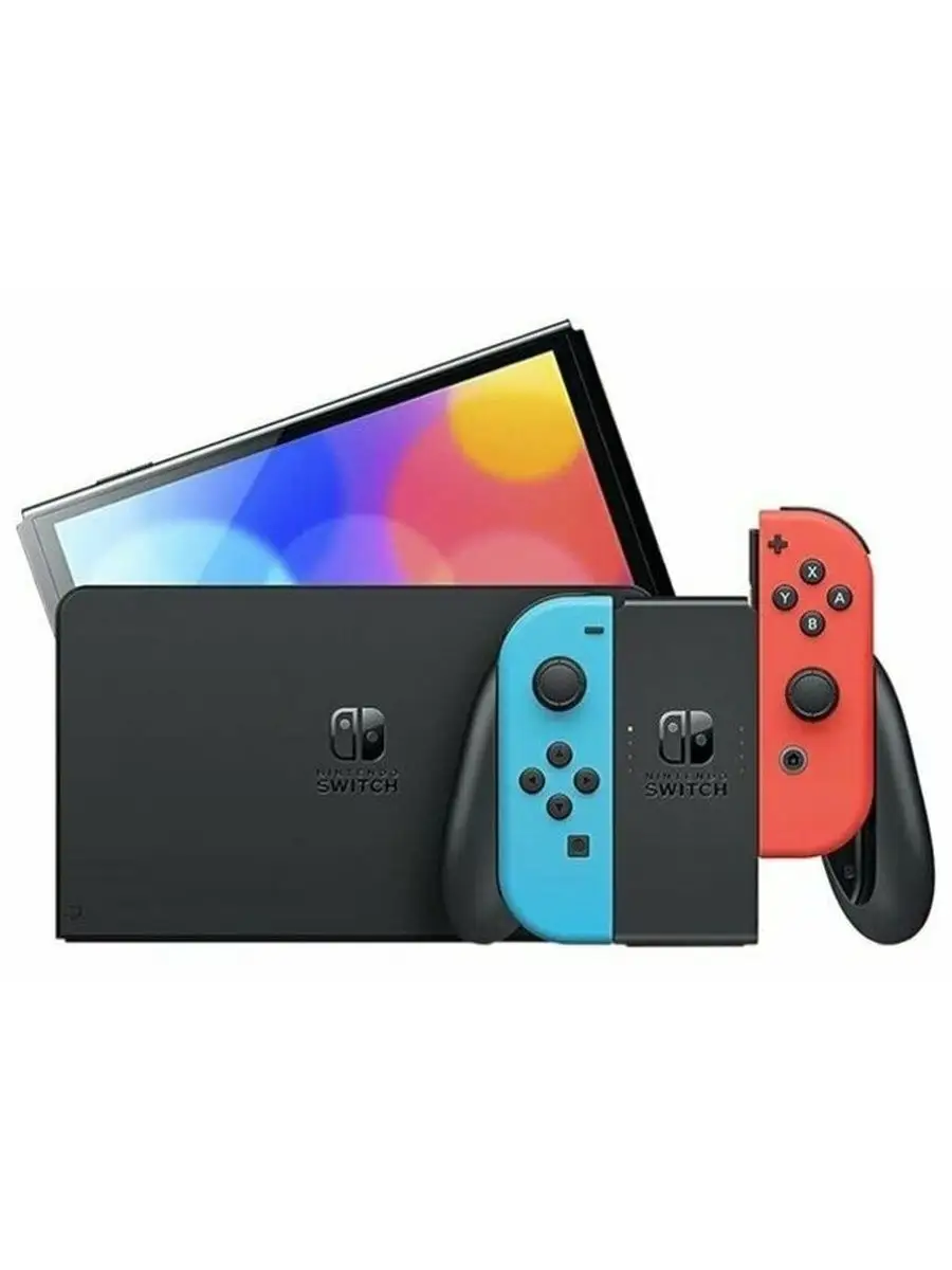 Игровая приставка Nintendo Switch OLED-модель синяя/красная NINTENDO  149515249 купить в интернет-магазине Wildberries