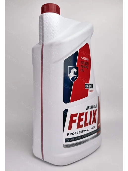 FELIX (авто) Антифриз Феликс Carbox G12+ красный 5кг -40, 5 кг, фото 4