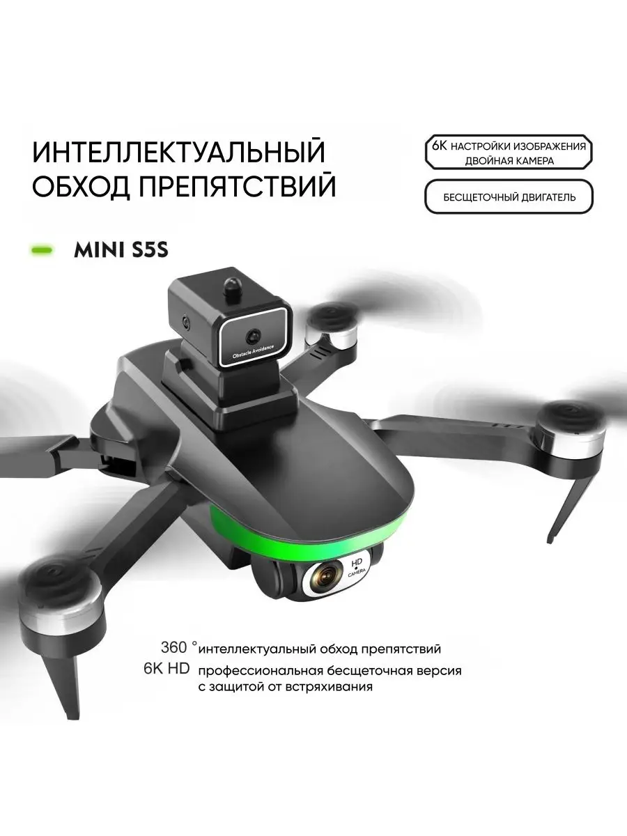 Квадрокоптер с камерой радиоуправляемый детский Drone mini s5s 149530413  купить в интернет-магазине Wildberries