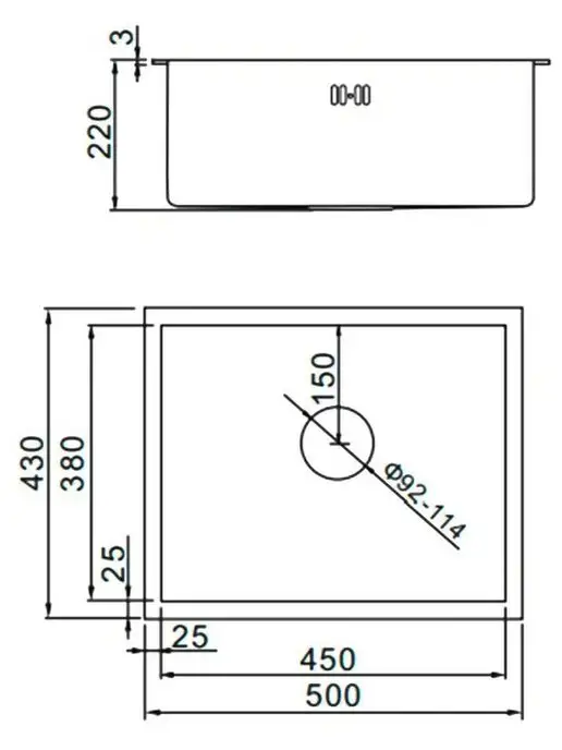 Gerhans Мойка для кухни Герханс K35043G, желтый, фото 2