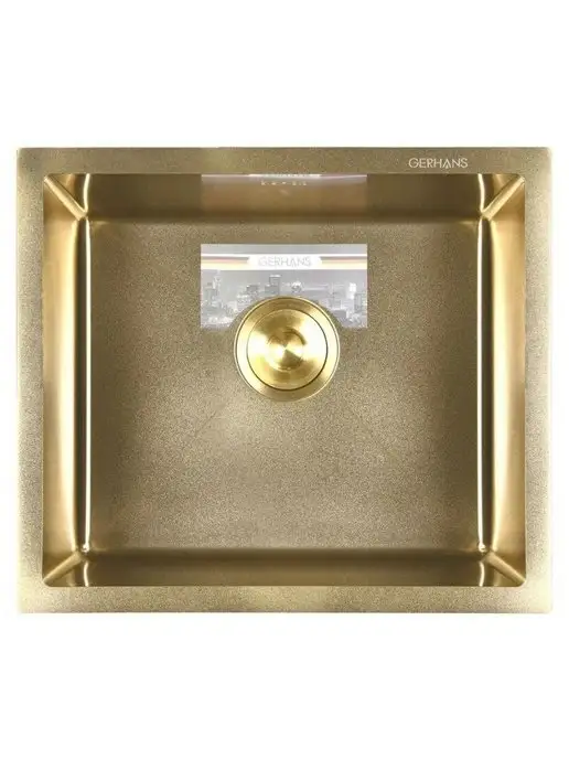 Gerhans Мойка для кухни Герханс K35043G, желтый, фото 3