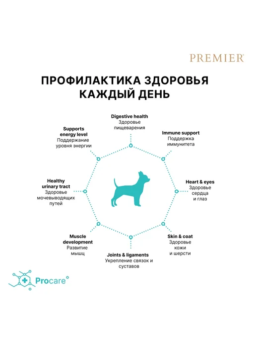 Сухой корм PREMIER Малых для собак, индейка, лосось, 3 кг, фото 7