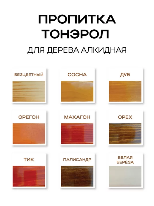 Poli-R Пропитка Тонэрол орех 2.5л (Морозоустойчивая до -15), 2,5 л, фото 2