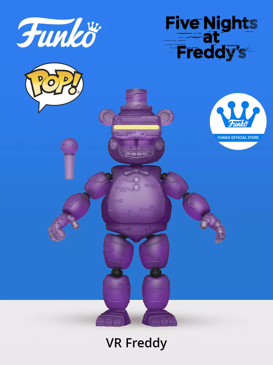 Фигурка Funko Action Figure FNAF VR Freddy w/GW 59681 Funko 149599315  купить в интернет-магазине Wildberries