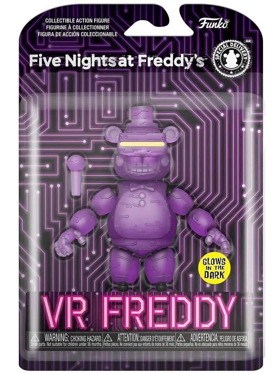 Фигурка Funko Action Figure FNAF VR Freddy w/GW 59681 Funko 149599315  купить в интернет-магазине Wildberries