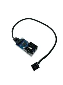 Переходник с материнской платы USB 2.0 10 pin на 2 х 10 pin Espada 149613863 купить за 731 ₽ в интернет-магазине Wildberries