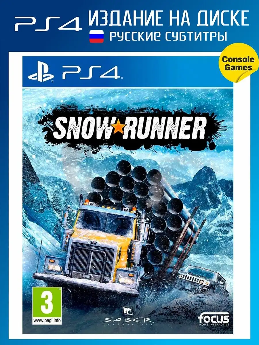 PS4 SnowRunner (русские субтитры) Игра для PS4 149616423 купить за 2 066 ₽  в интернет-магазине Wildberries