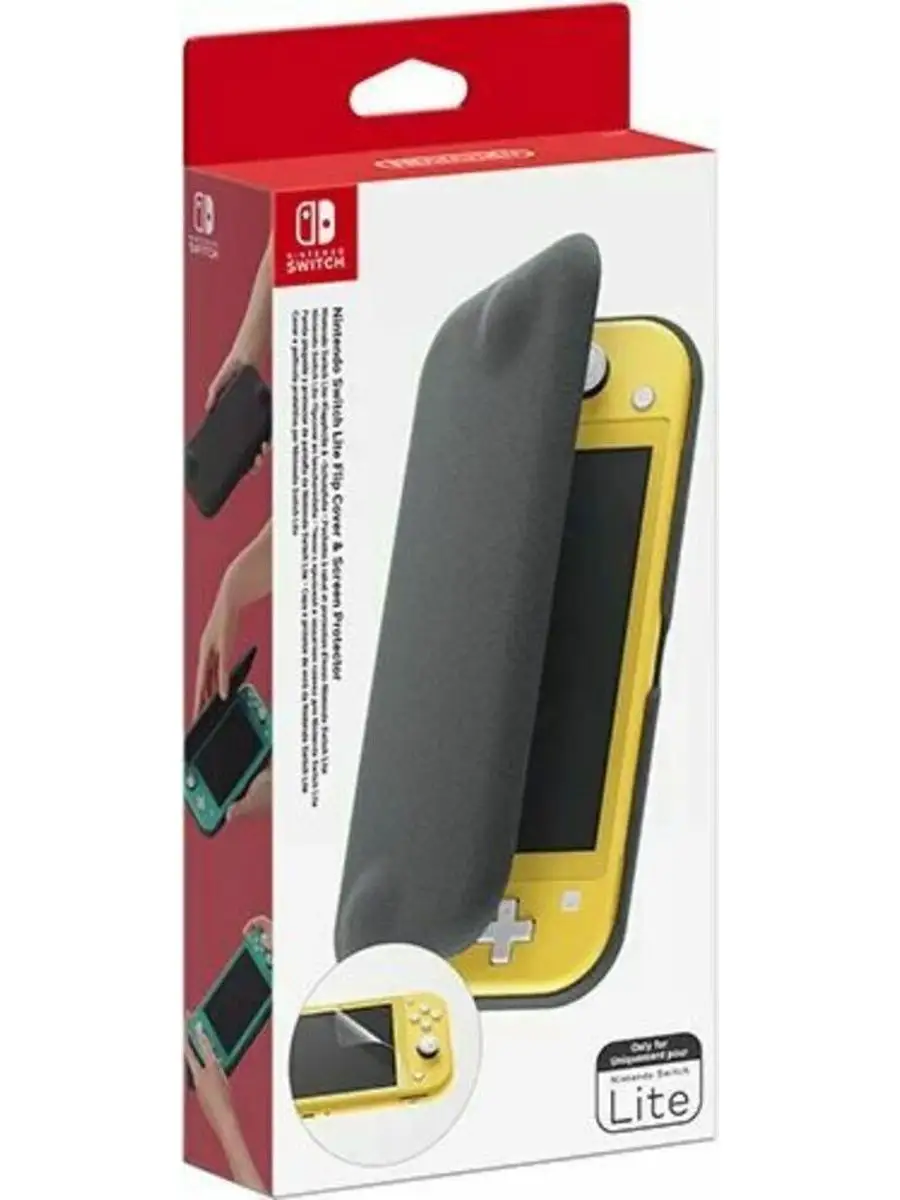 Чехол с крышкой и защитная пленка для Nintendo Switch Lite Nintendo  149629573 купить в интернет-магазине Wildberries