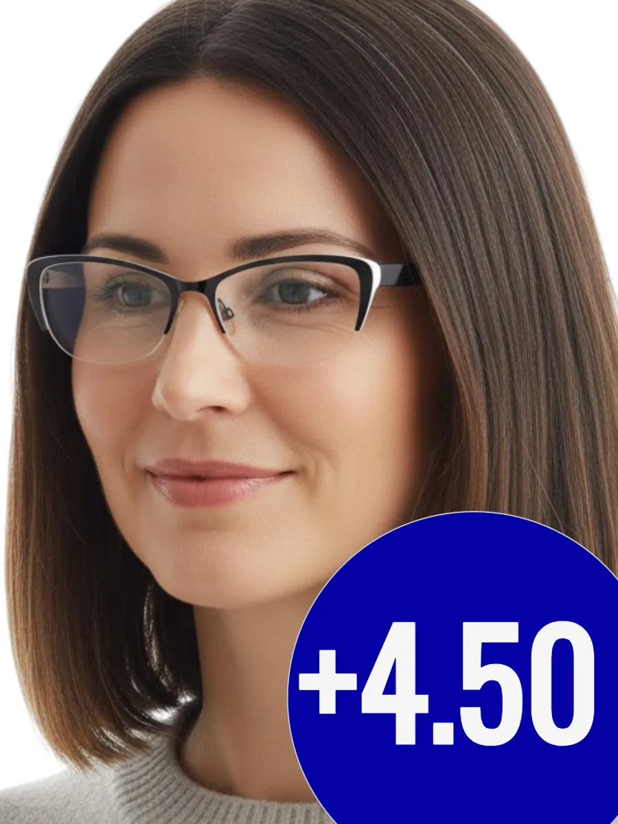 +4.5 Готовые очки для зрения с диоптриями