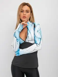 Рашгард спортивный на молнии FITNESS PRO GAL FASHION 149639426 купить за 1 675 ₽ в интернет-магазине Wildberries