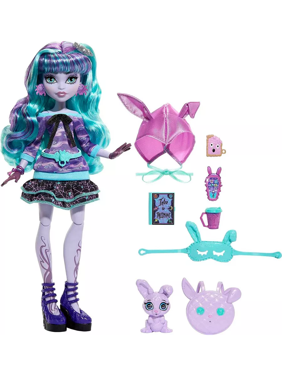 Кукла Твайла Mоnster High с питомцем Monster High 149678880 купить в  интернет-магазине Wildberries