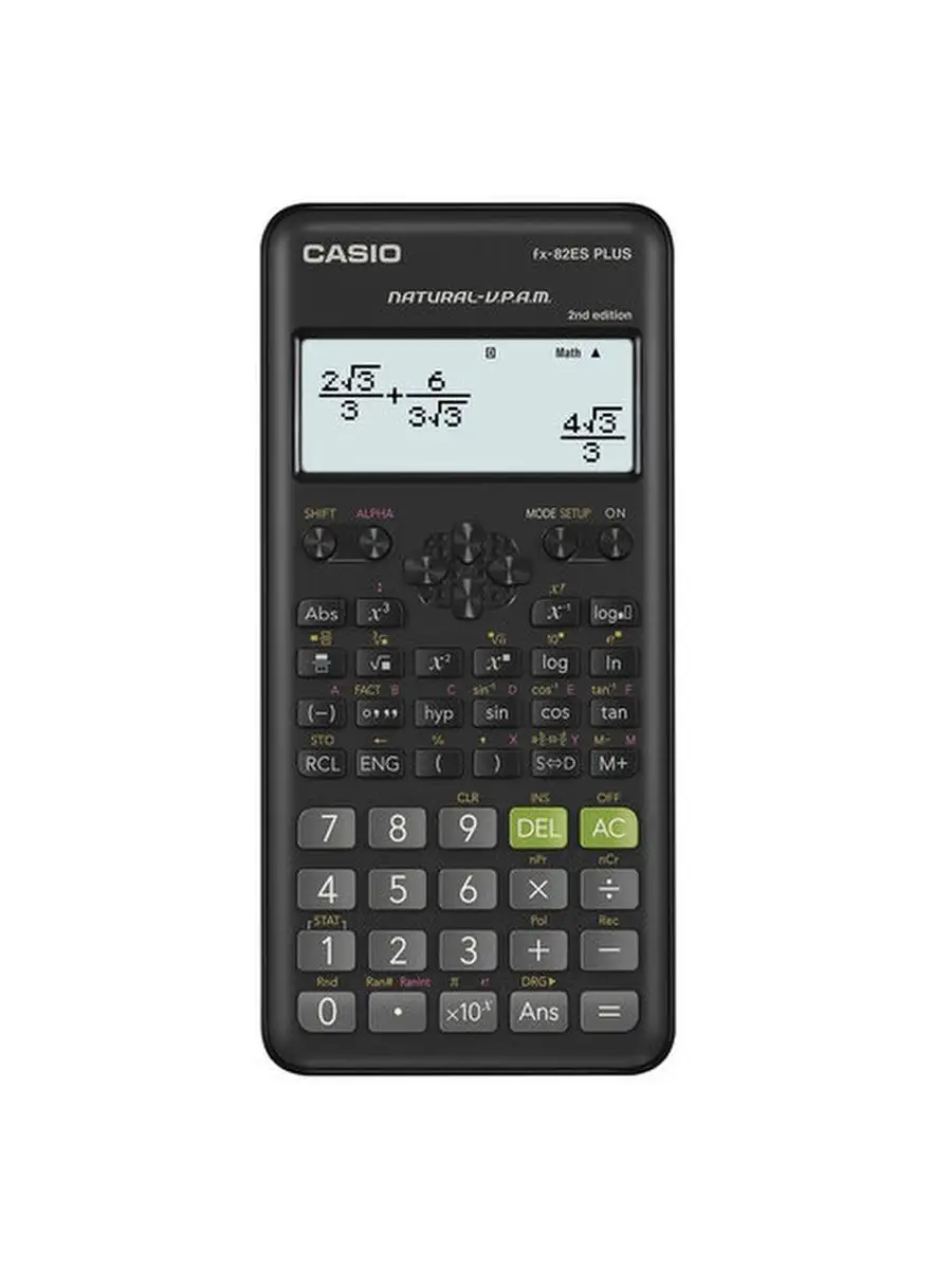 Калькулятор инженерный двухстрочный для егэ и огэ в школу CASIO 149753934  купить в интернет-магазине Wildberries