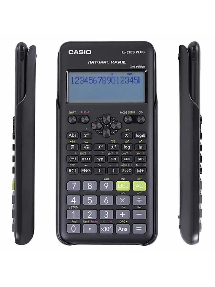 Калькулятор инженерный двухстрочный для егэ и огэ в школу CASIO 149753934  купить в интернет-магазине Wildberries