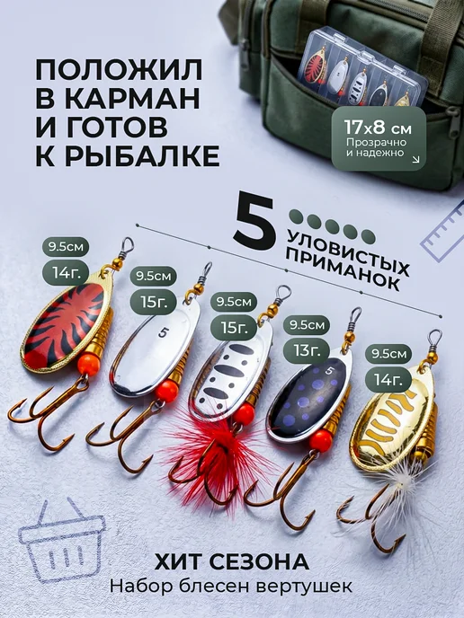 YELLOW CROCODILE Блесна рыболовная вертушка 14 грамм вращалка, желтый, фото 5