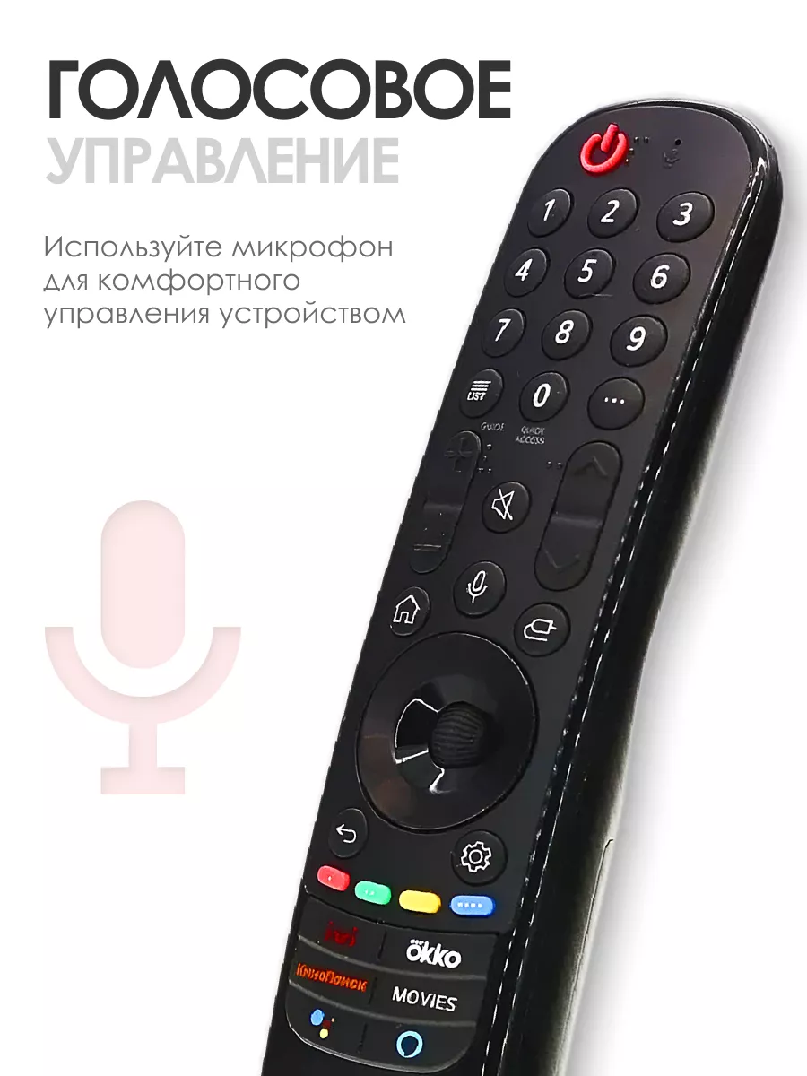 Пульт MR21GA Magic Remote (AKB76036208) для Smart ТВ Лджи LG 149790652  купить за 1 635 ₽ в интернет-магазине Wildberries